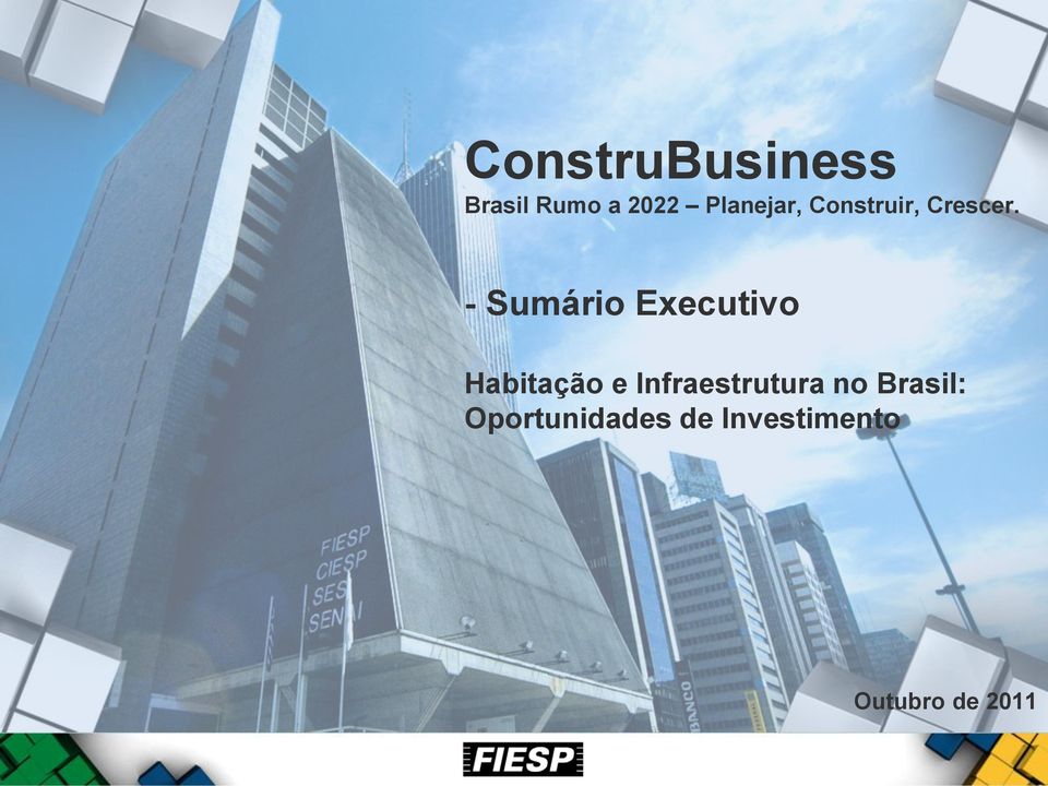 - Sumário Executivo Habitação e