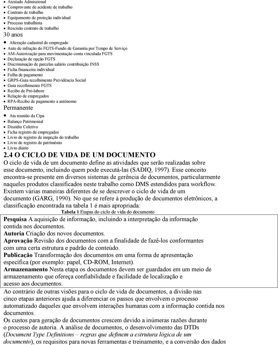 INSS Ficha financeira individual Folha de pagamento GRPS-Guia recolhimento Previdência Social Guia recolhimento FGTS Recibo de Pró-labore Relação de empregados RPA-Recibo de pagamento a autônomo