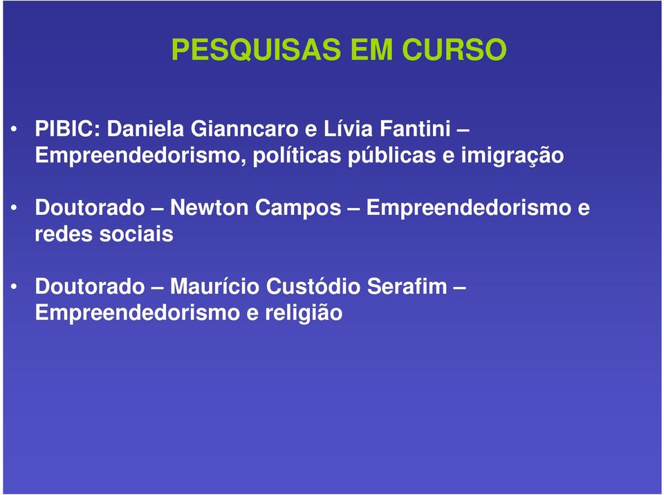 Doutorado Newton Campos Empreendedorismo e redes sociais