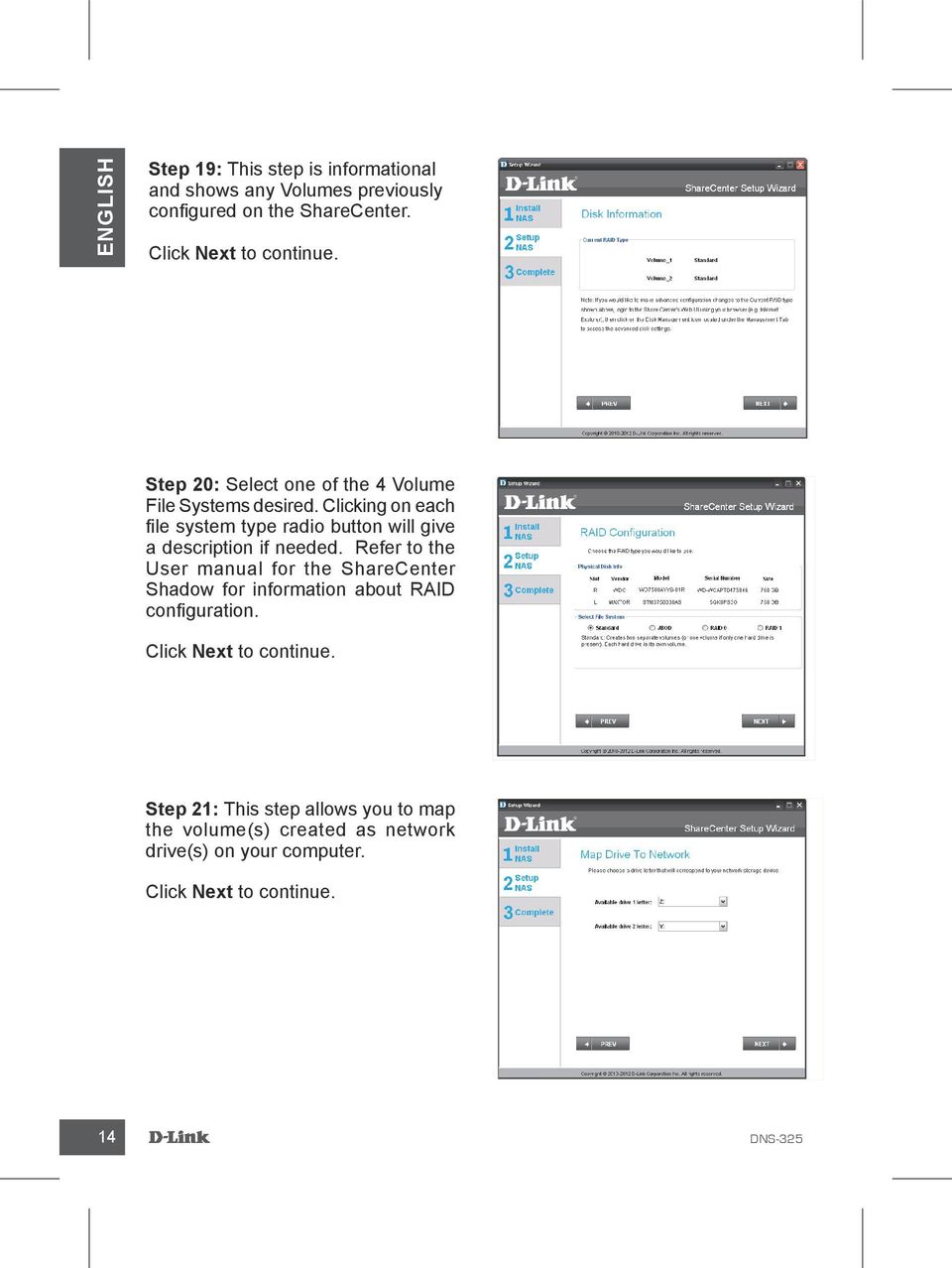 Clicking on each file system type radio button will give a description if needed.