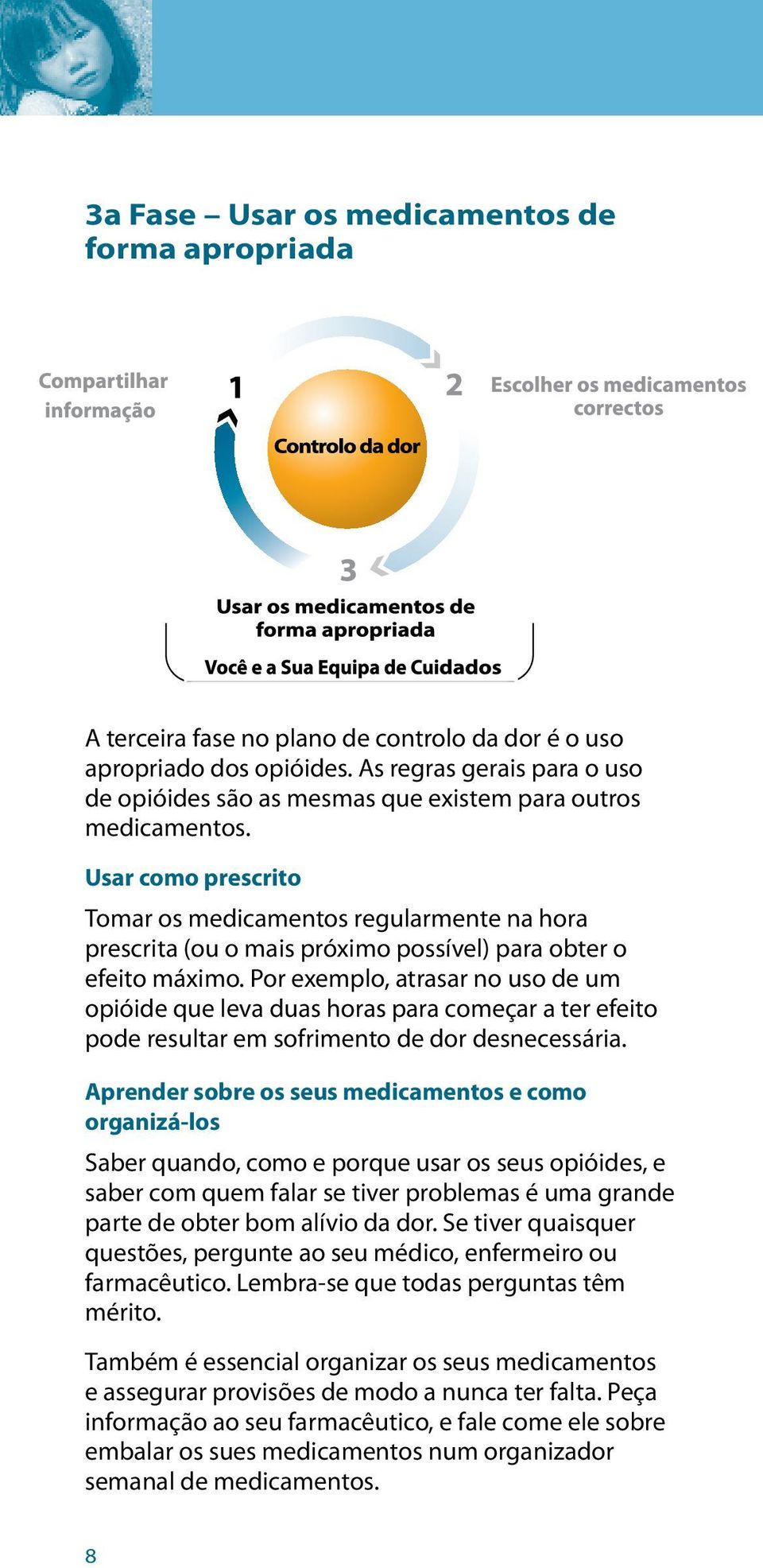 Usar como prescrito Tomar os medicamentos regularmente na hora prescrita (ou o mais próximo possível) para obter o efeito máximo.