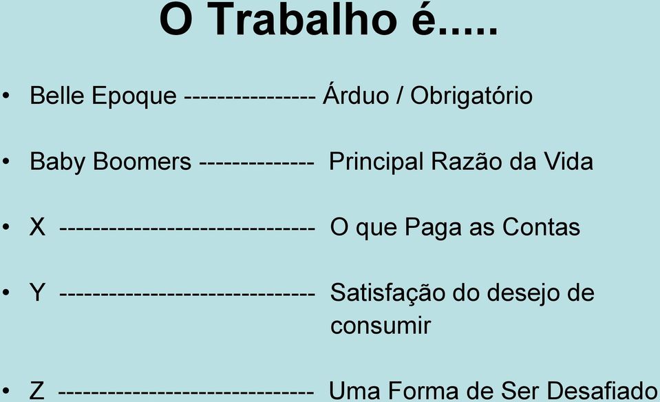 -------------- Principal Razão da Vida X ------------------------------- O