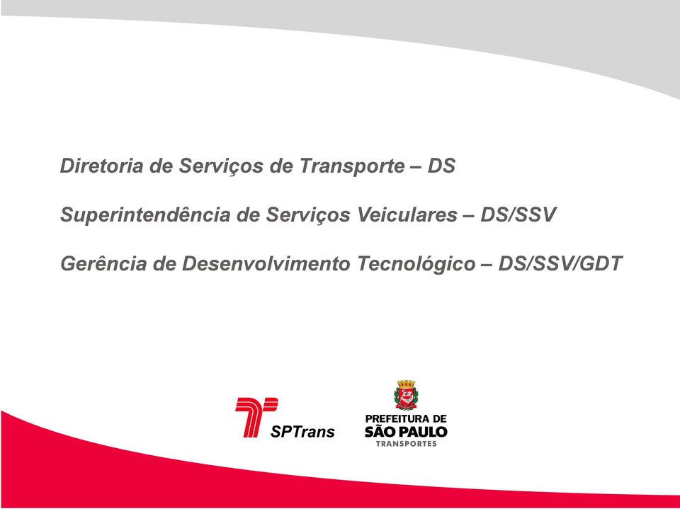 Serviços Veiculares DS/SSV