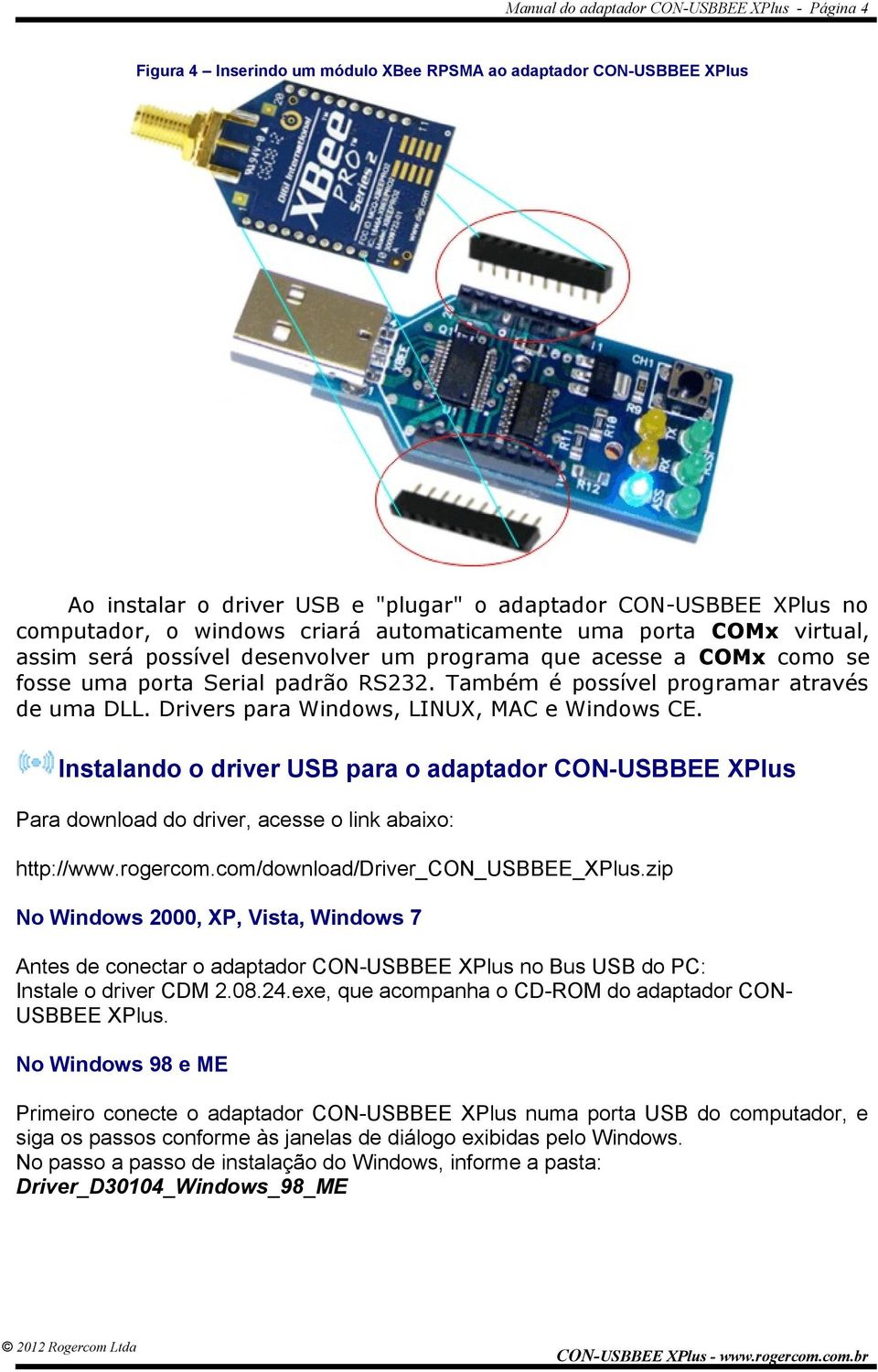 Também é possível programar através de uma DLL. Drivers para Windows, LINUX, MAC e Windows CE.