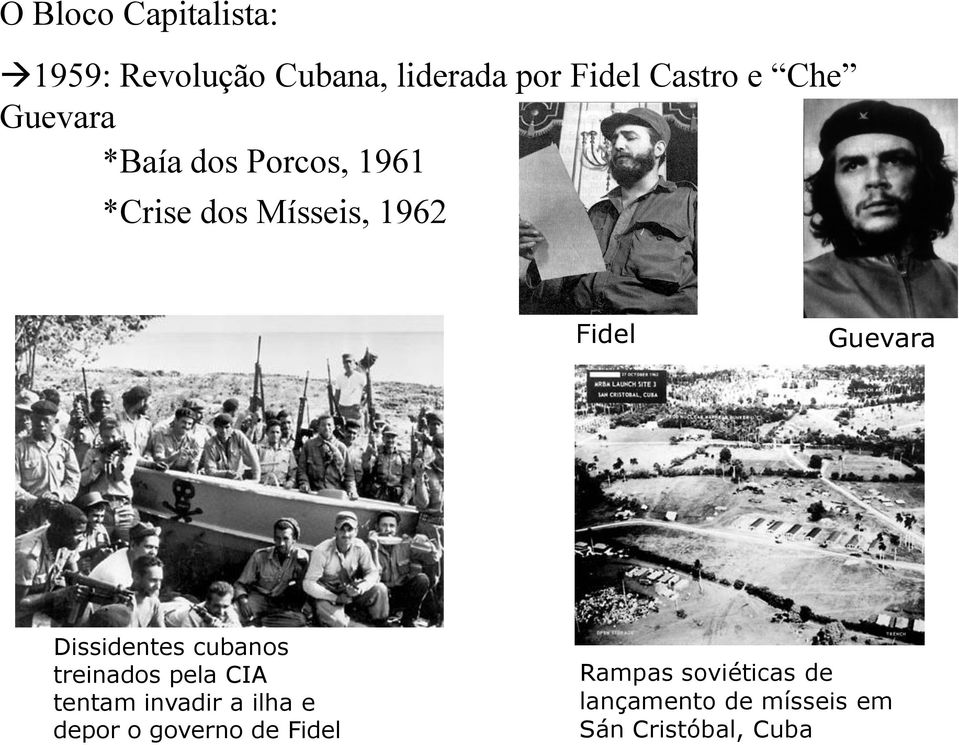 Dissidentes cubanos treinados pela CIA tentam invadir a ilha e depor o