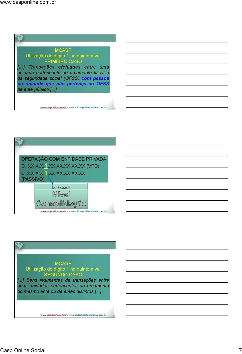 pertença ao OFSS de ente público [...] 19 OPERAÇÃO COM ENTIDADE PRIVADA D. 3.X.X.X.1.XX.