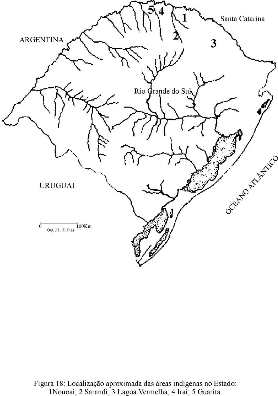 Dias Figura 18:Localização aproximadadas áreas