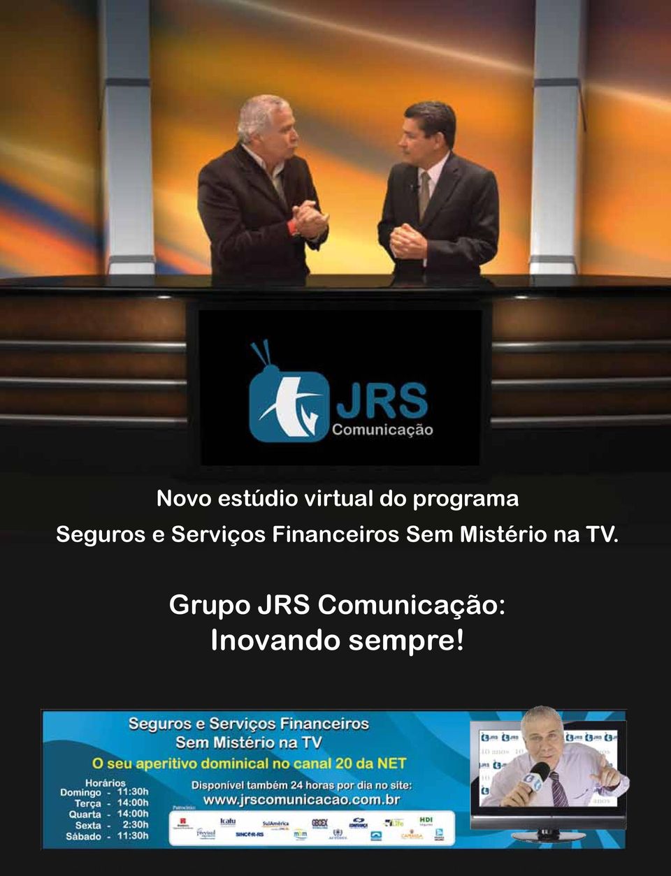 18 - Abril, 2011 - Já leu o seu informativo JRS hoje?