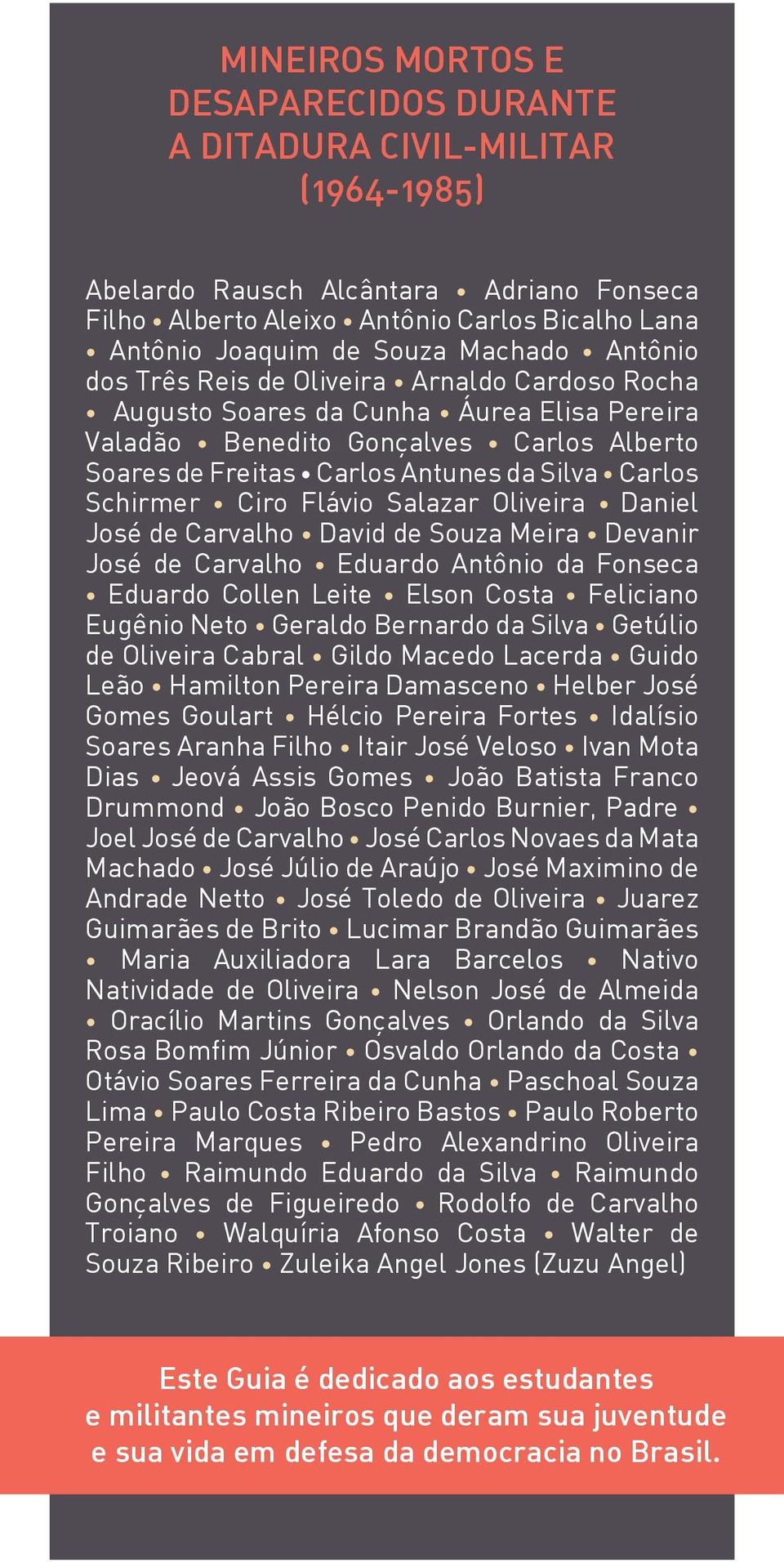 Schirmer Ciro Flávio Salazar Oliveira Daniel José de Carvalho David de Souza Meira Devanir José de Carvalho Eduardo Antônio da Fonseca Eduardo Collen Leite Elson Costa Feliciano Eugênio Neto Geraldo