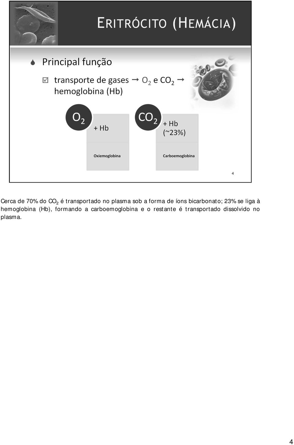hemoglobina (Hb), formando a carboemoglobina e