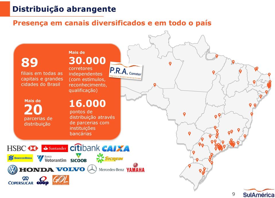 distribuição Mais de 30.