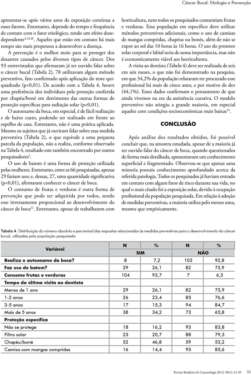 Aqueles que estão em contato há mais tempo são mais propensos a desenvolver a doença. A prevenção é o melhor meio para se proteger dos desastres causados pelos diversos tipos de câncer.