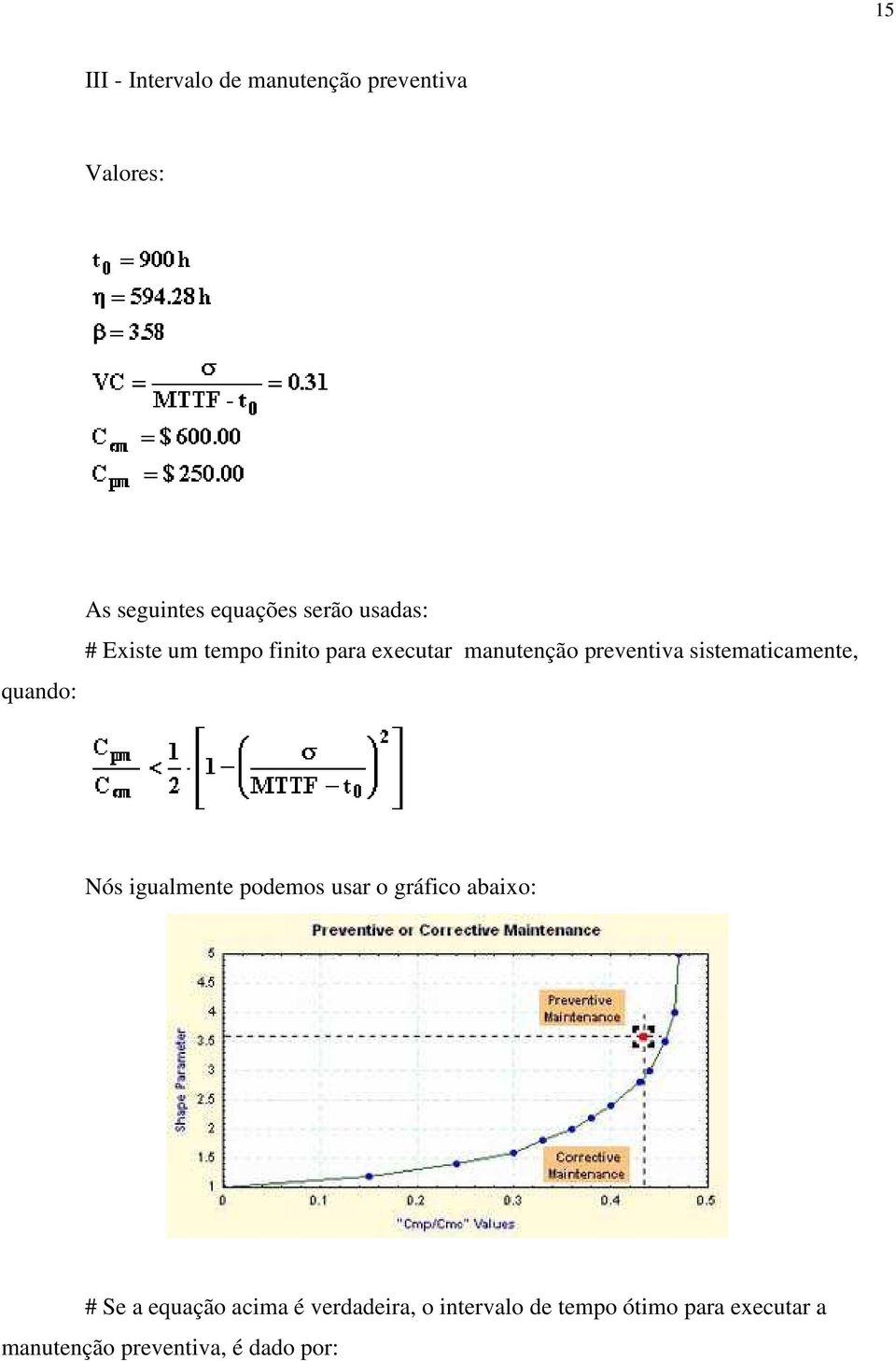 sistematicamente, Nós igualmente podemos usar o gráfico abaixo: # Se a equação