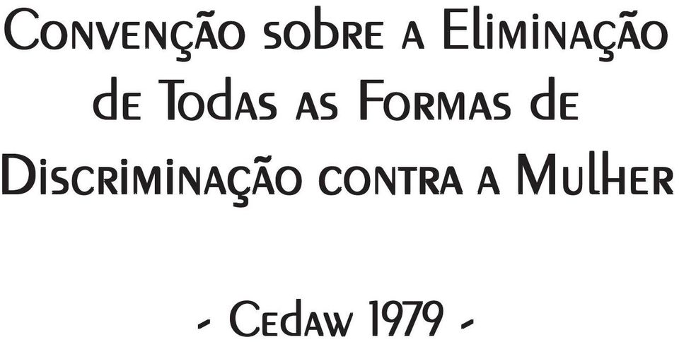 Formas de Discriminação