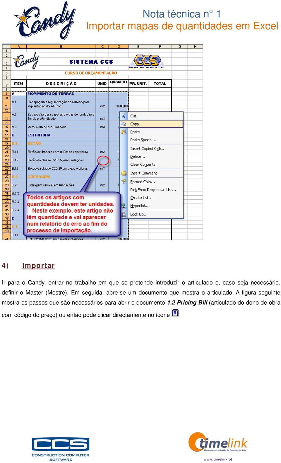 Em seguida, abre-se um documento que mostra o articulado.