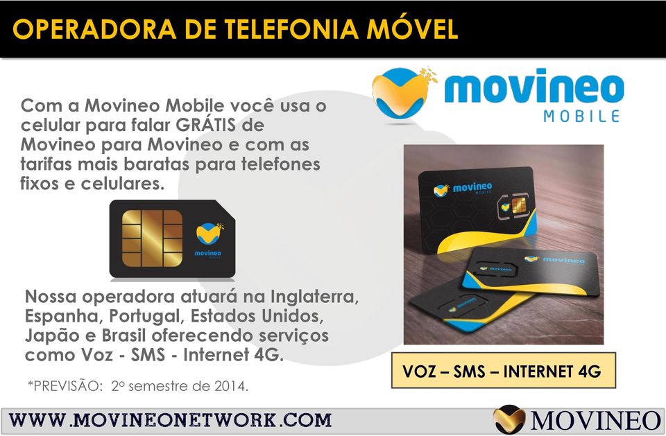 Nossa operadora atuará na Inglaterra, Espanha, Portugal, Estados Unidos, Japão e Brasil