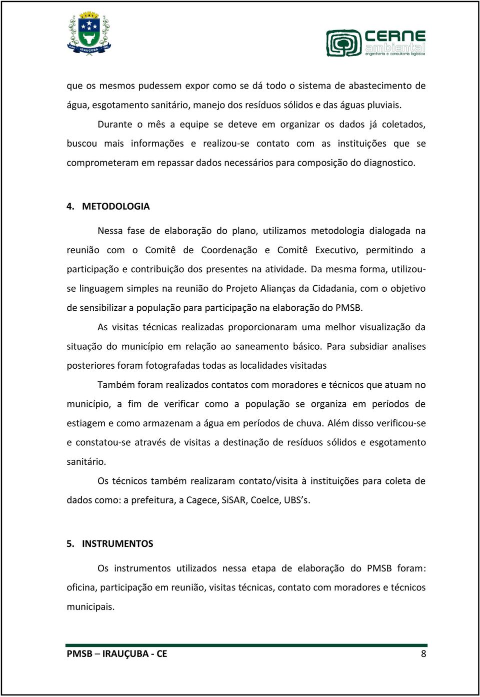 composição do diagnostico. 4.