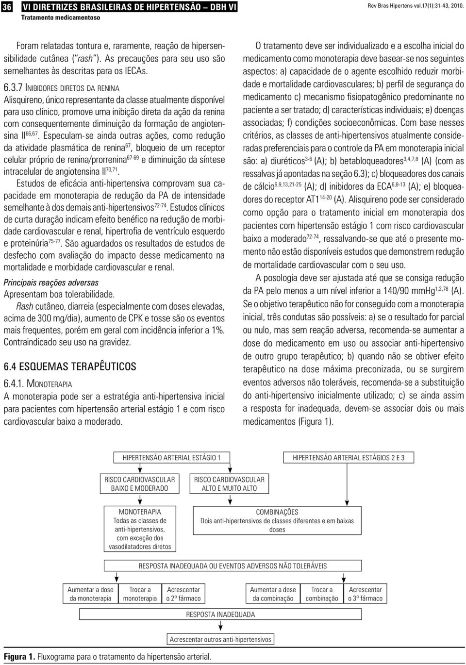 formação de angiotensina II 66,67.