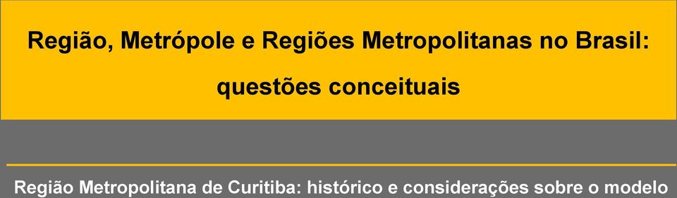 Metropolitanas no