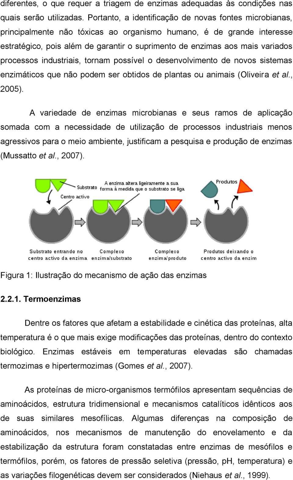 variados processos industriais, tornam possível o desenvolvimento de novos sistemas enzimáticos que não podem ser obtidos de plantas ou animais (Oliveira et al., 2005).