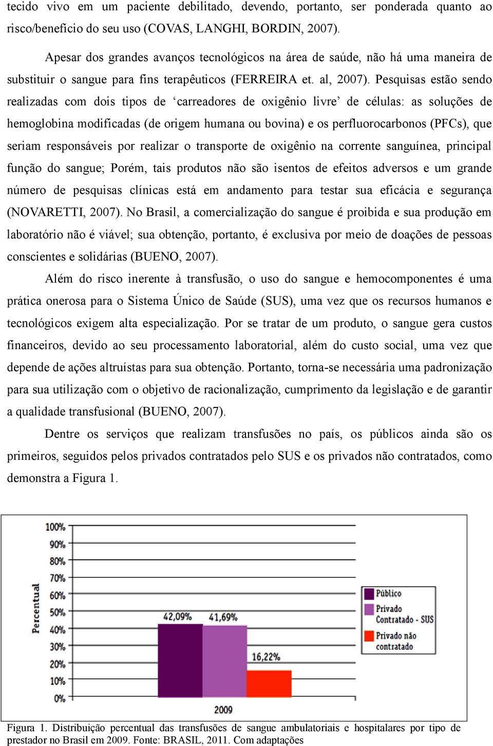 Pesquisas estão sendo realizadas com dois tipos de carreadores de oxigênio livre de células: as soluções de hemoglobina modificadas (de origem humana ou bovina) e os perfluorocarbonos (PFCs), que