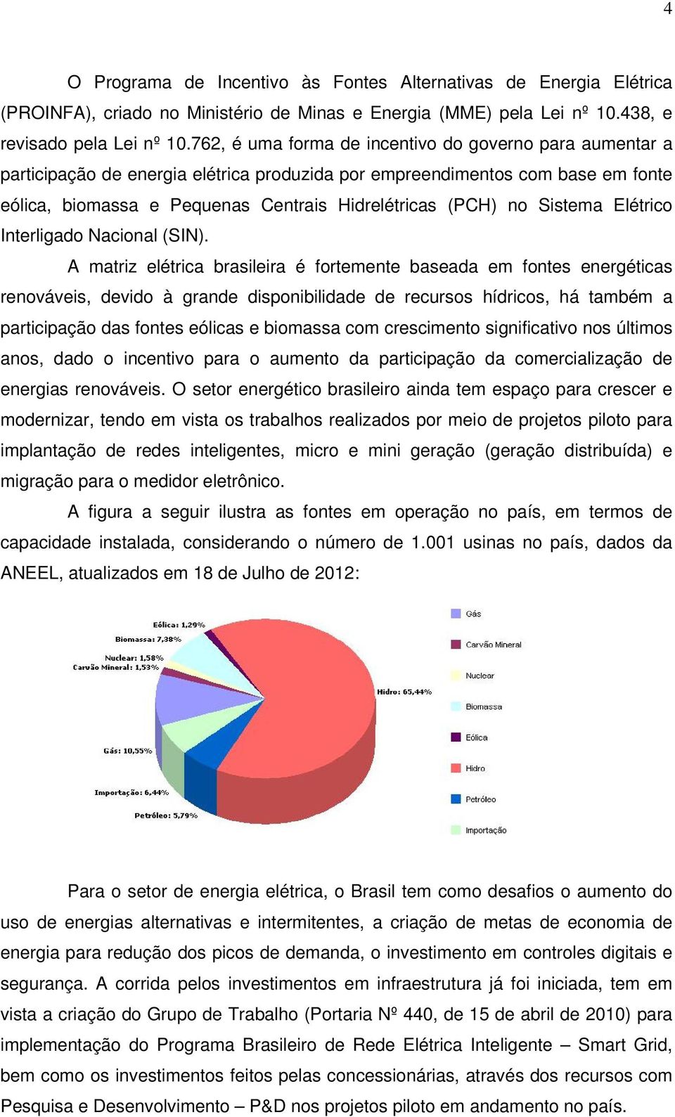 Sistema Elétrico Interligado Nacional (SIN).