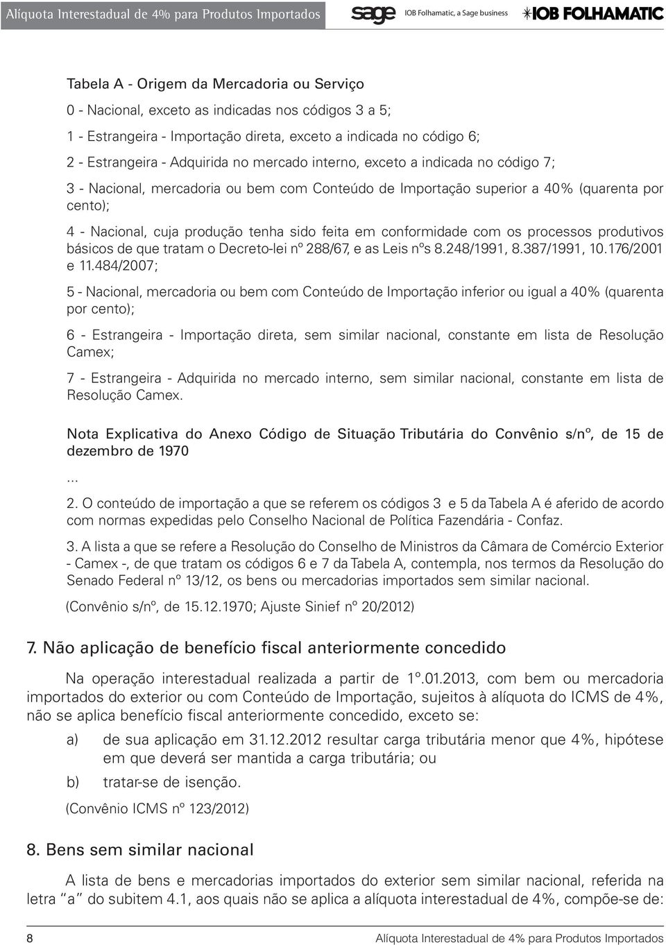 conformidade com os processos produtivos básicos de que tratam o Decreto-lei nº 288/67, e as Leis nºs 8.248/1991, 8.387/1991, 10.176/2001 e 11.