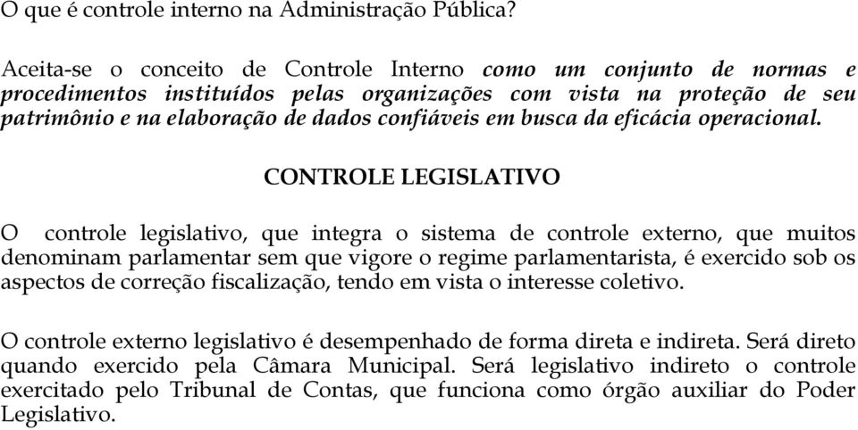 busca da eficácia operacional.