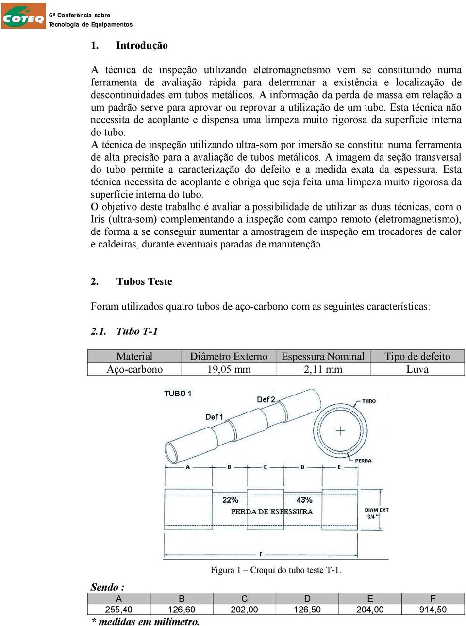 Esta técnica não necessita de acoplante e dispensa uma limpeza muito rigorosa da superfície interna do tubo.