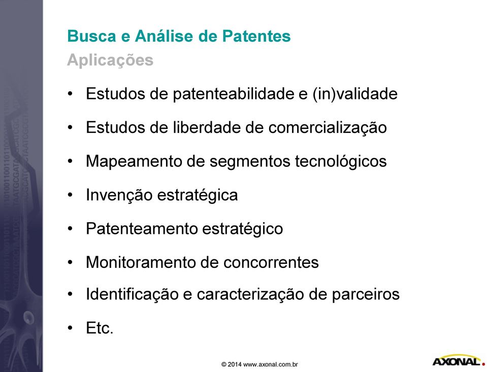 segmentos tecnológicos Invenção estratégica Patenteamento estratégico