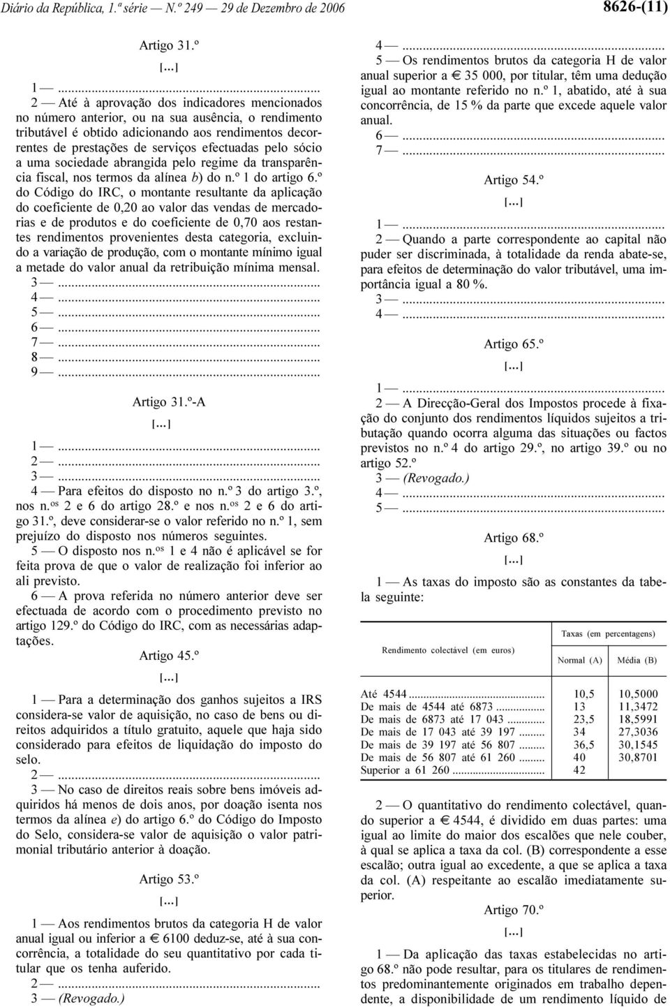 pelo sócio a uma sociedade abrangida pelo regime da transparência fiscal, nos termos da alínea b) do n.º 1 do artigo 6.