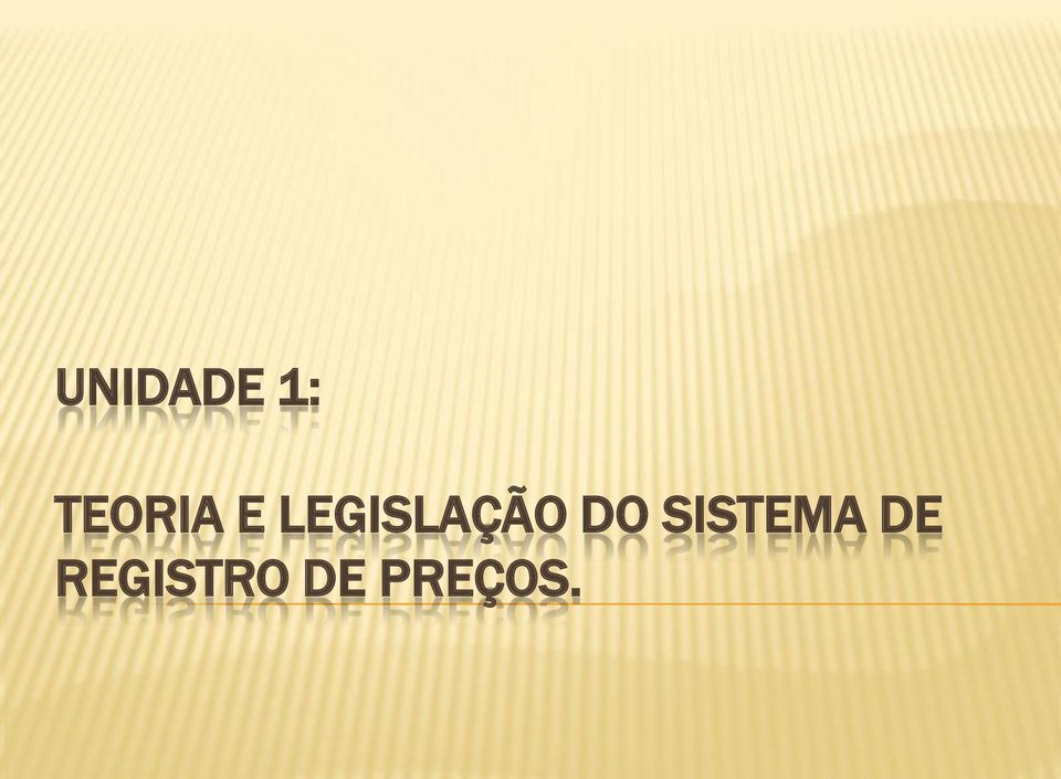 LEGISLAÇÃO DO