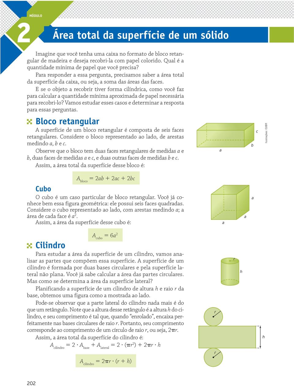 E se o objeto recobrir tiver form cilíndric, como você fz pr clculr quntidde mínim proximd de ppel necessári pr recobri-lo? Vmos estudr esses csos e determinr respost pr esss pergunts.