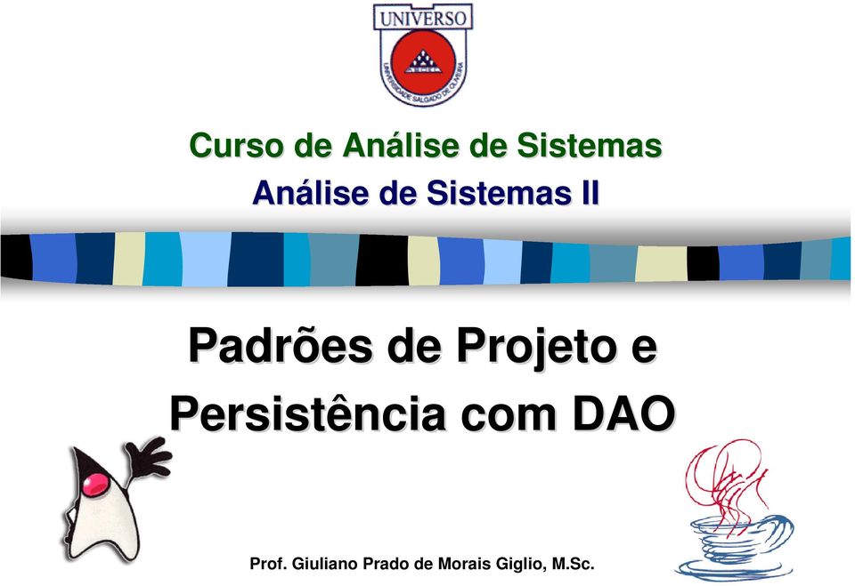 Projeto e Persistência com DAO