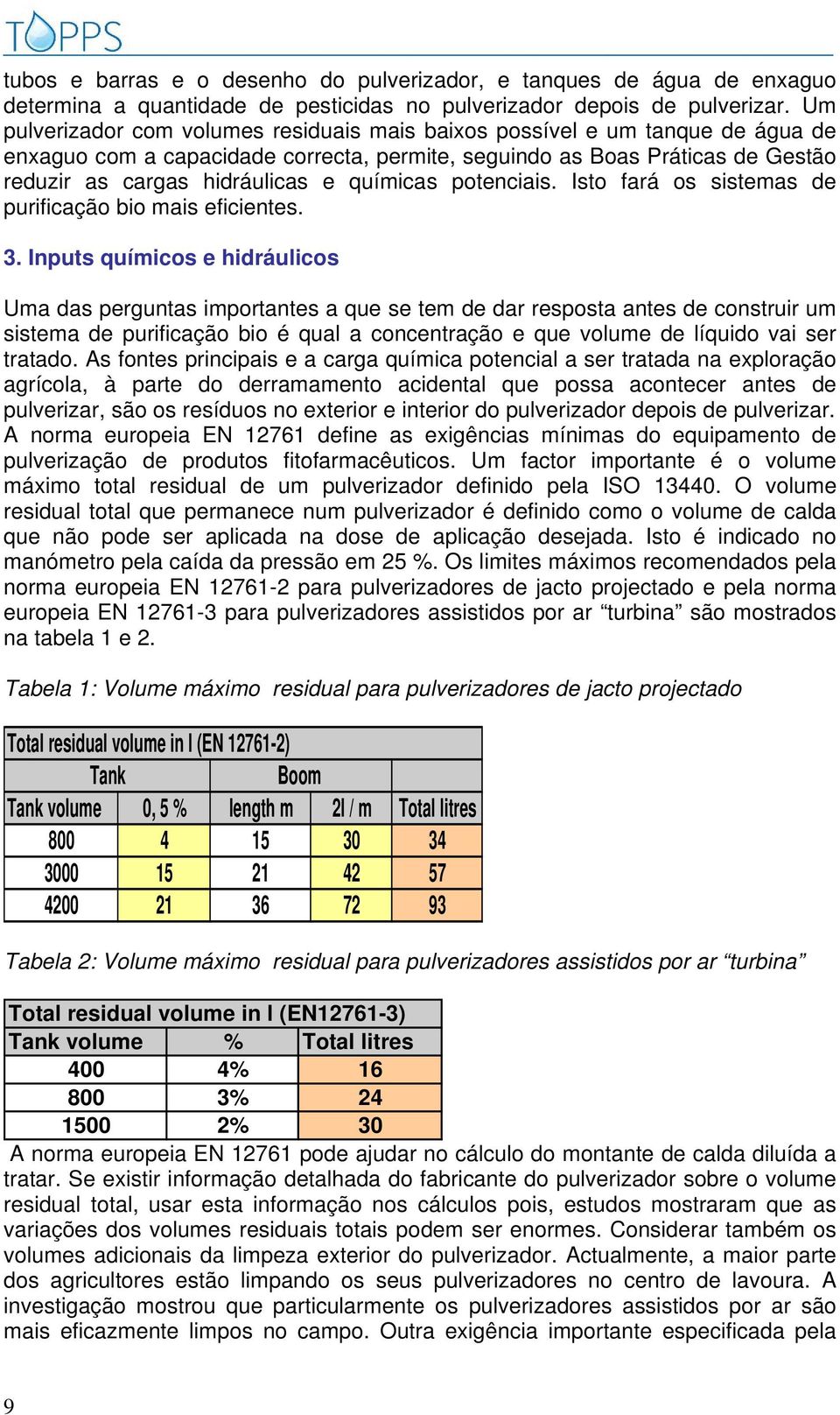 químicas potenciais. Isto fará os sistemas de purificação bio mais eficientes. 3.