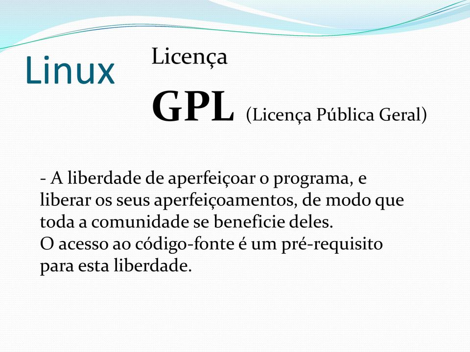 aperfeiçoamentos, de modo que toda a comunidade se