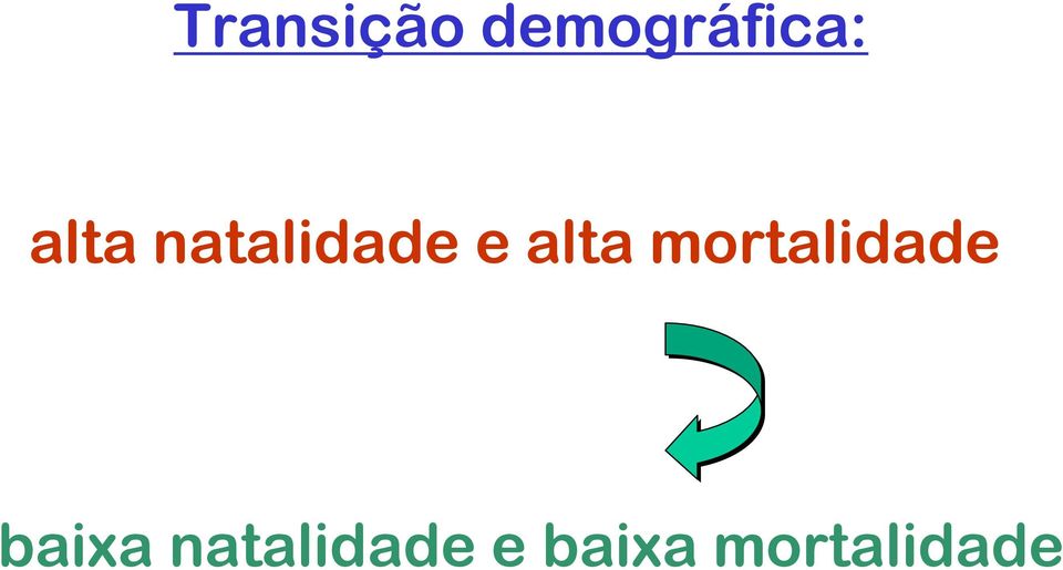 mortalidade baixa