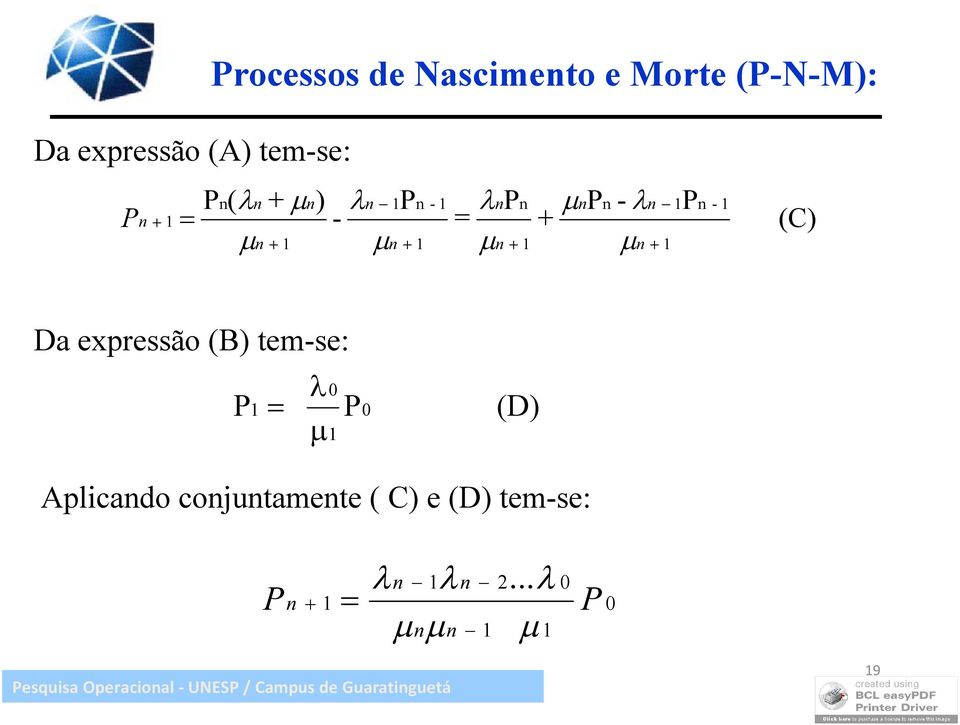 (A) tem-se: (C) - + = - ) + ( - - (D) 2.