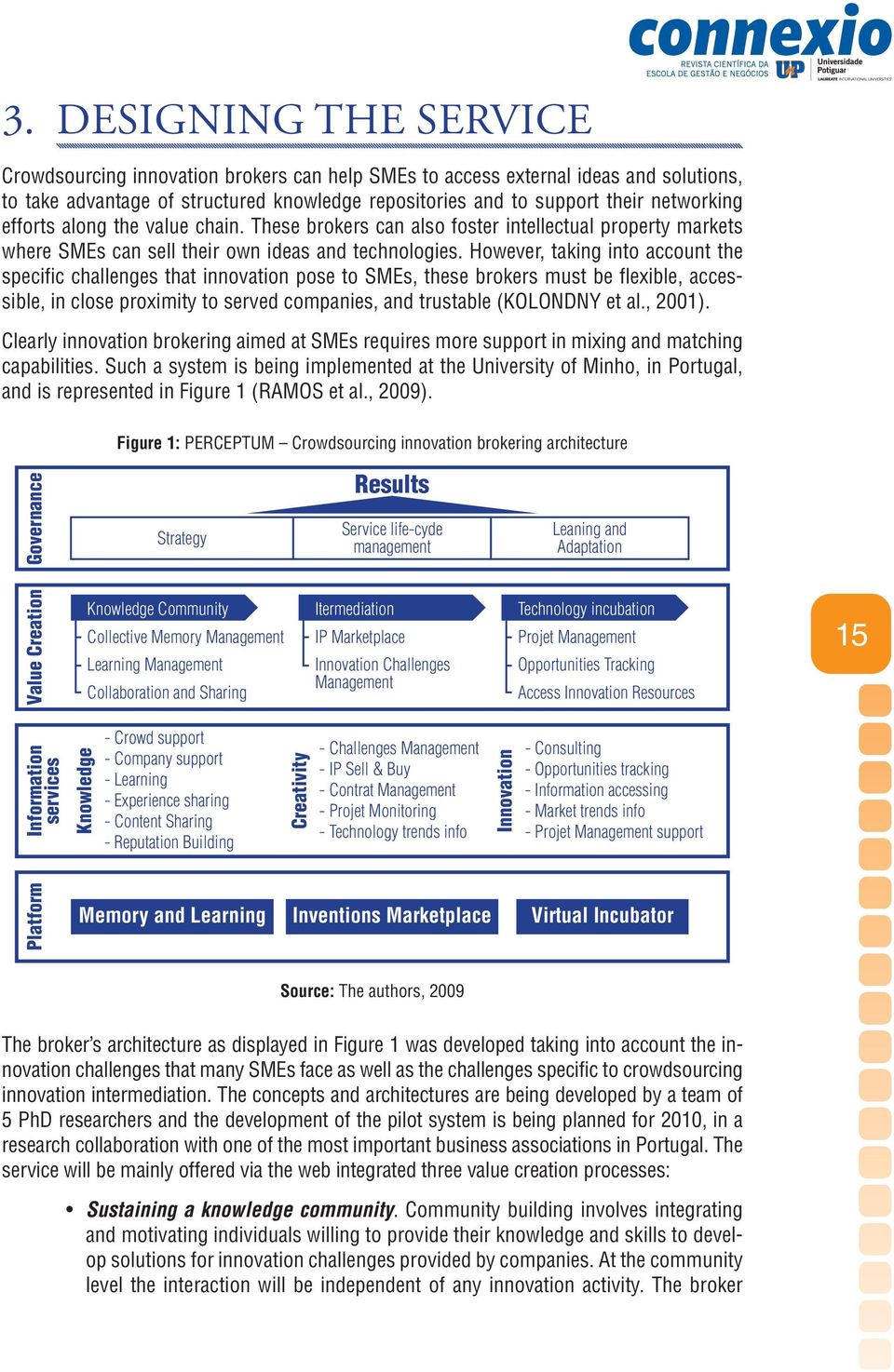 However, taking into account the specific challenges that innovation pose to SMEs, these brokers must be flexible, accessible, in close proximity to served companies, and trustable (KOLONDNY et al.