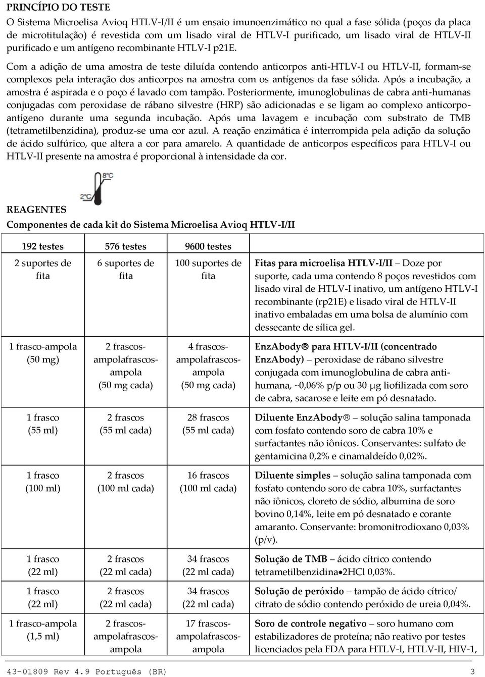 Com a adição de uma amostra de teste diluída contendo anticorpos anti-htlv-i ou HTLV-II, formam-se complexos pela interação dos anticorpos na amostra com os antígenos da fase sólida.