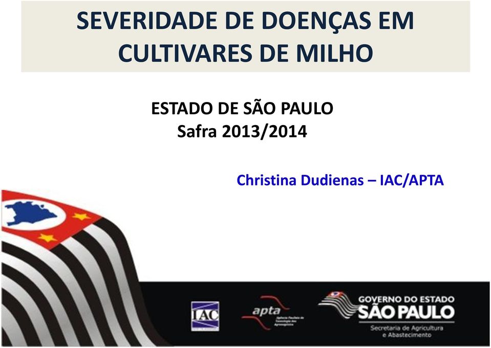 DE SÃO PAULO Safra
