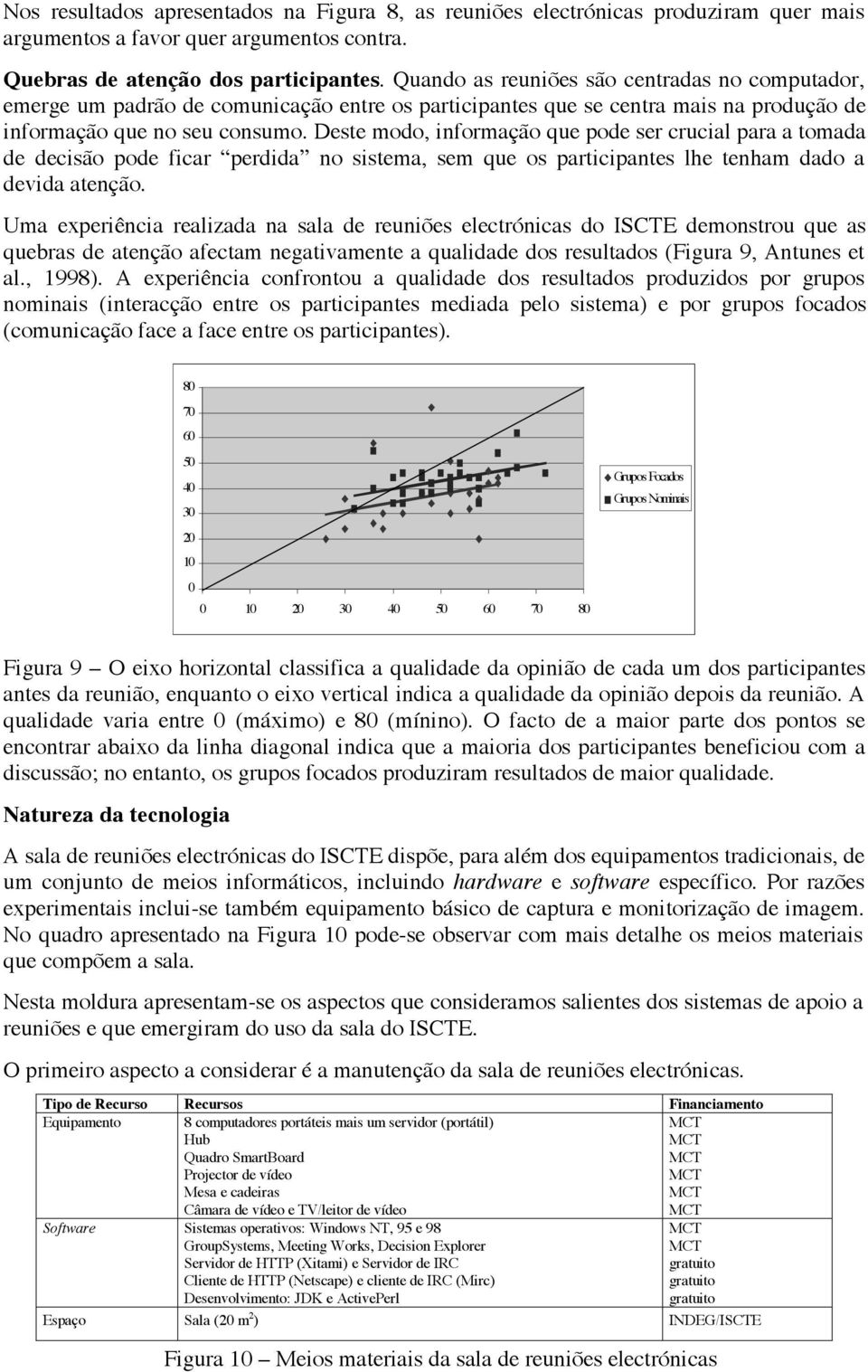 Deste modo, informação que pode ser crucial para a tomada de decisão pode ficar perdida no sistema, sem que os participantes lhe tenham dado a devida atenção.