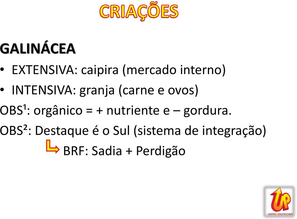 orgânico = + nutriente e gordura.