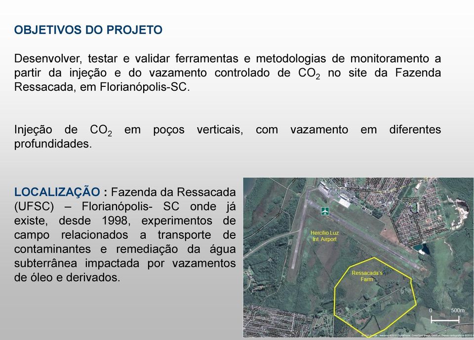 Injeção de CO 2 em poços verticais, com vazamento em diferentes profundidades.