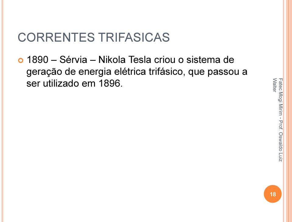 geração de energia elétrica