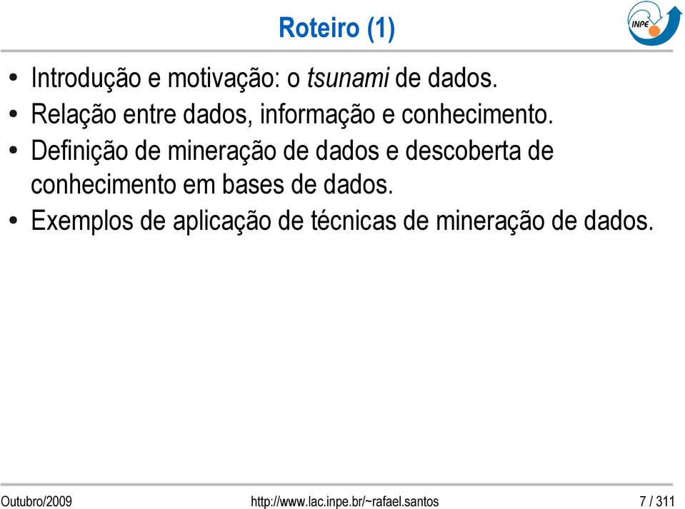 Definição de mineração de dados e descoberta de conhecimento