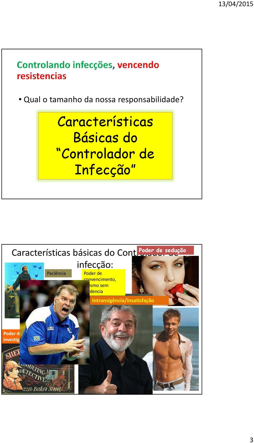 básicas do Controlador de infecção: Paciência Poder de