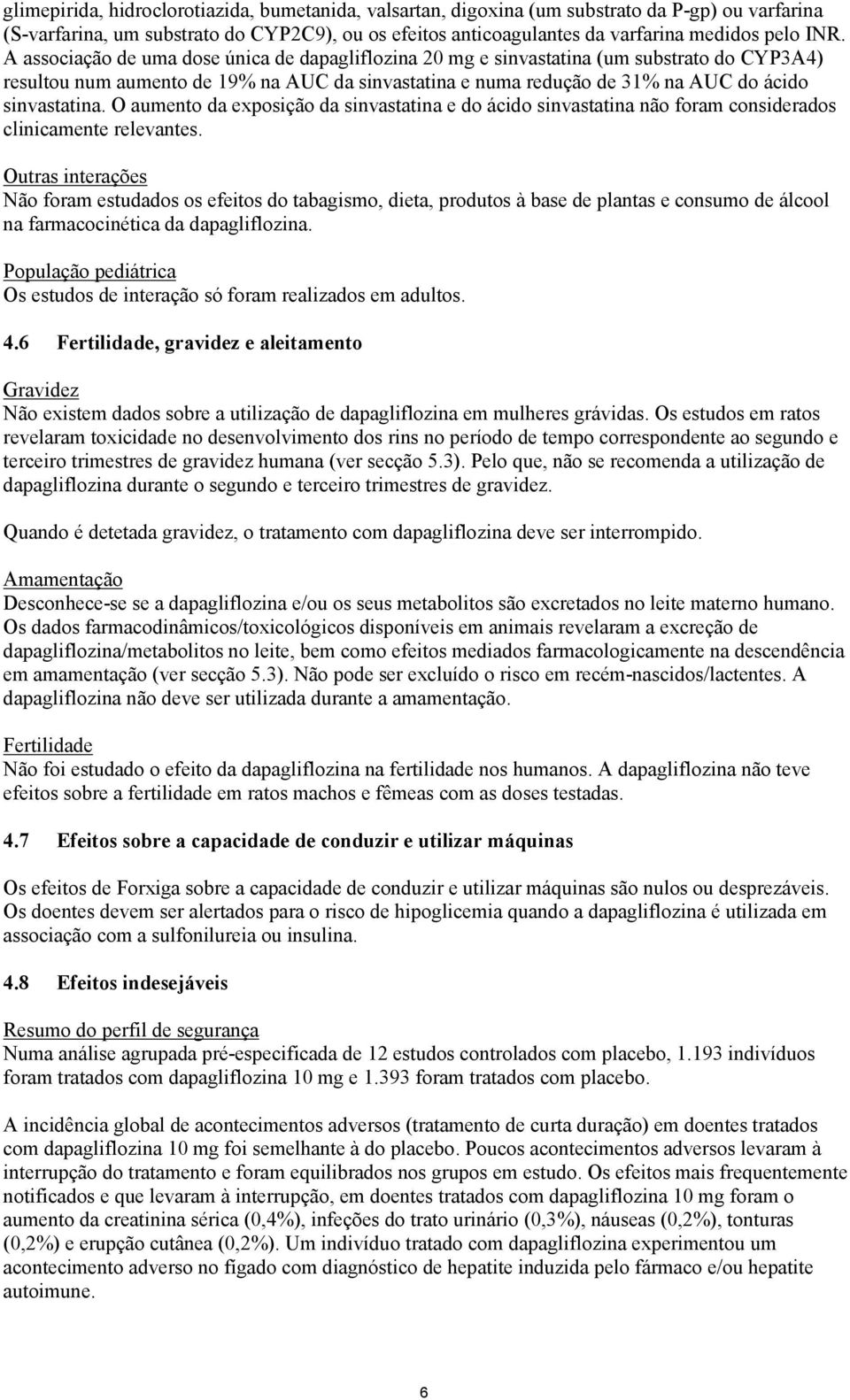 O aumento da exposição da sinvastatina e do ácido sinvastatina não foram considerados clinicamente relevantes.