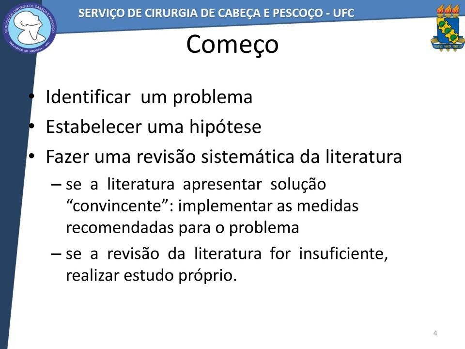 solução convincente : implementar as medidas recomendadas para o