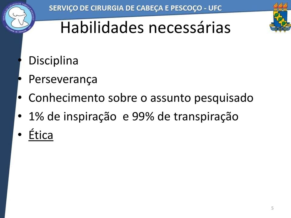 Conhecimento sobre o assunto